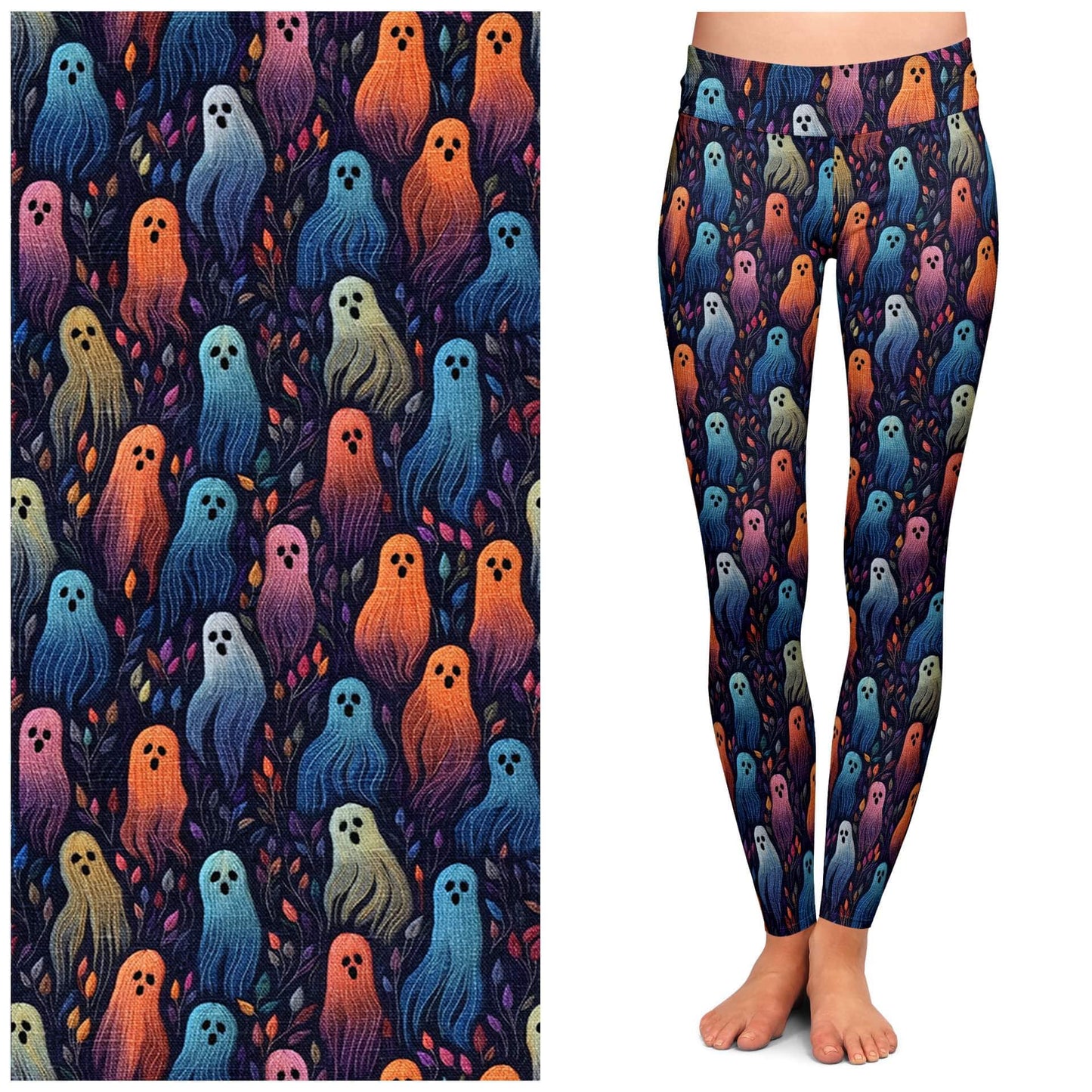 Ghosts Leggings with Pockets (SLB)