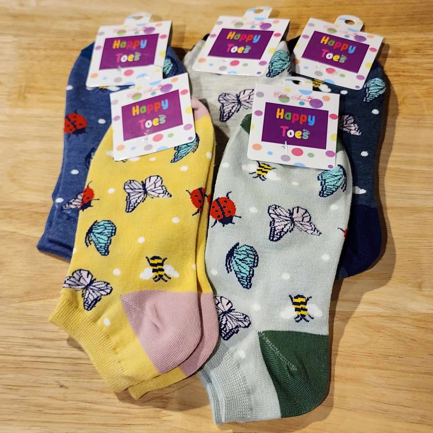 Happy Toes Butterfly Socks