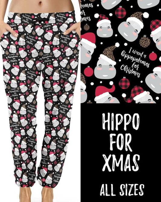 Hippo for Xmas Joggers (JAAM)