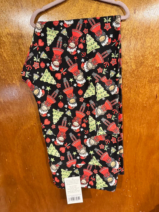 Holiday Dolls Leggings with Pockets (TDL)