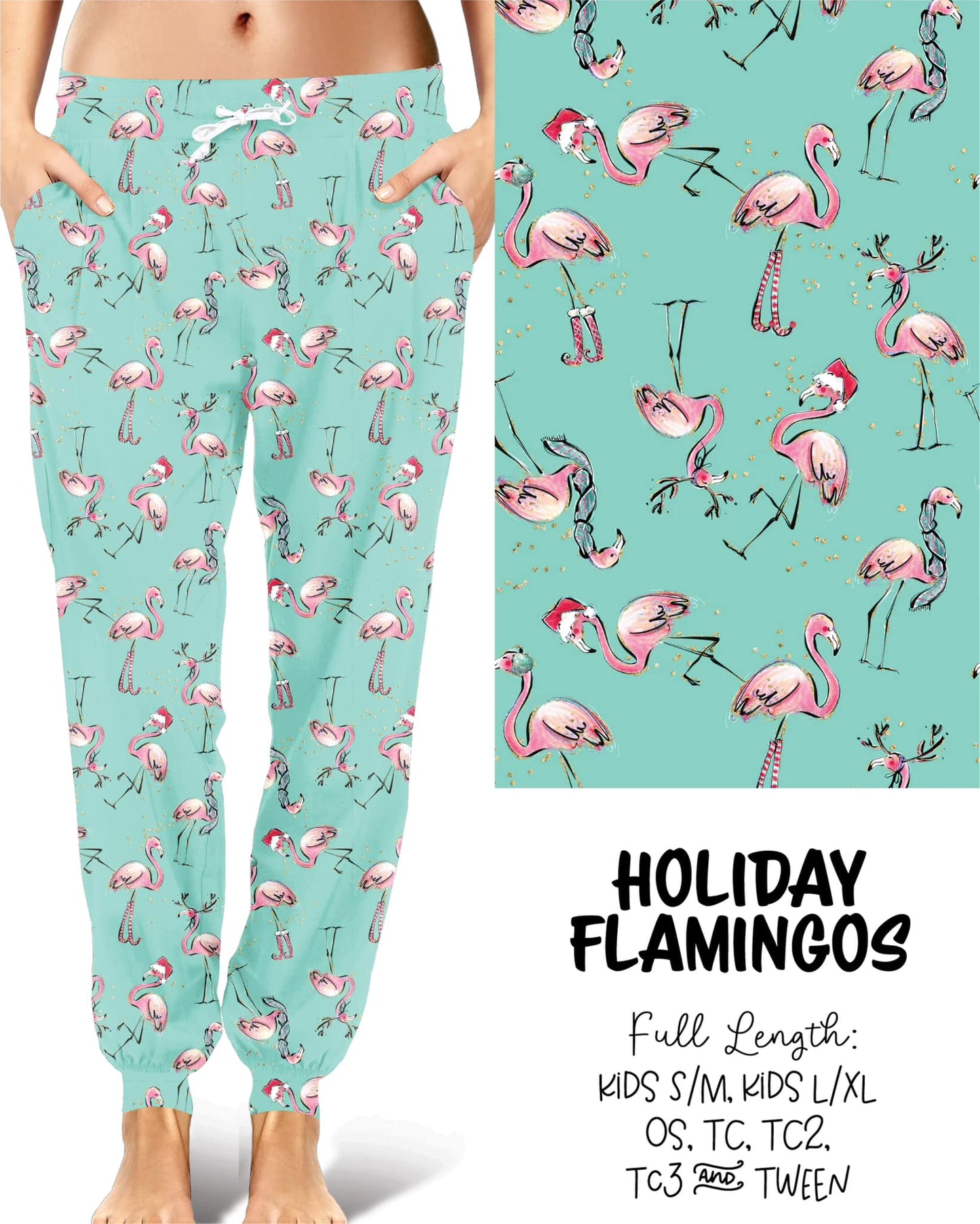 Holiday Flamingo Joggers (JAAM)