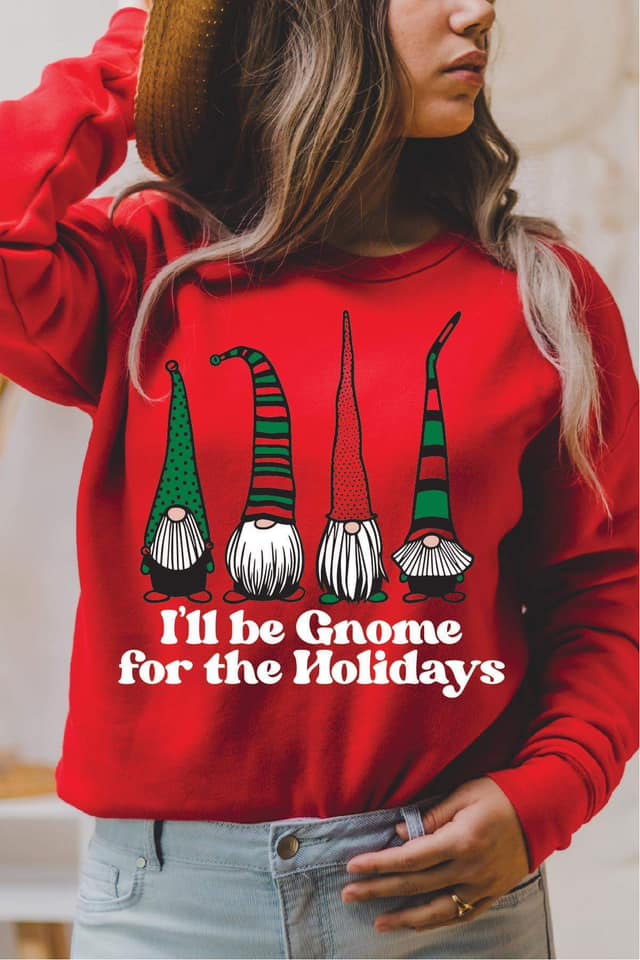 I'll Be Gnome for the Holidays Sweater