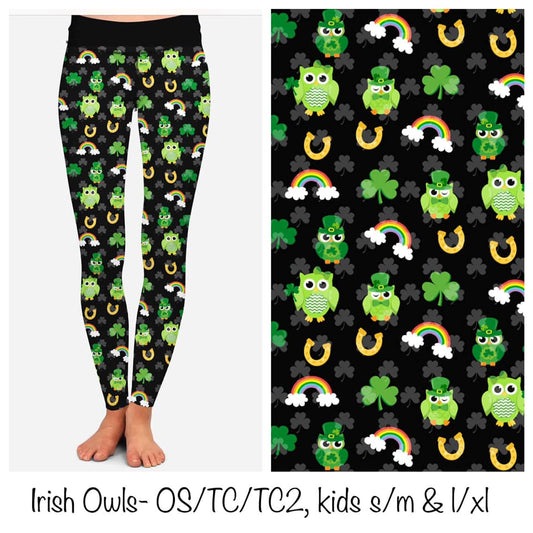 Irish Owls Leggings (KC)