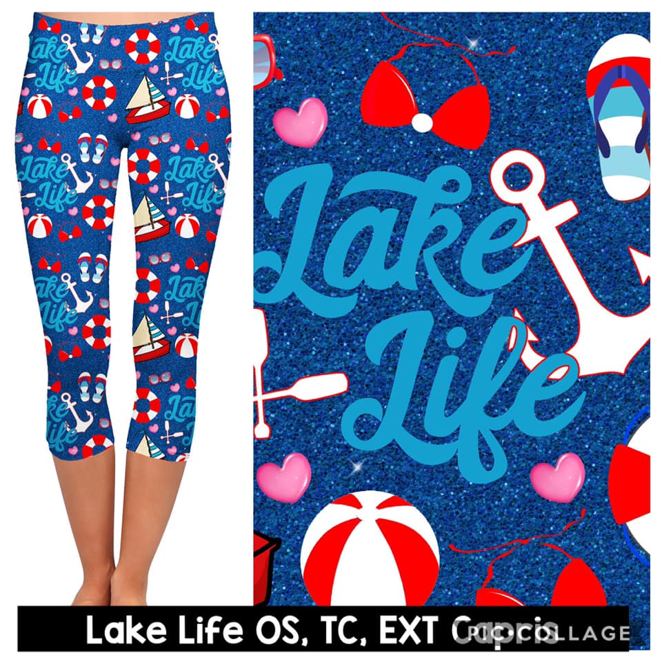 Lake Life Capri Leggings (AR)
