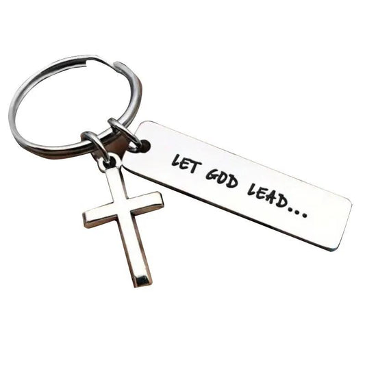 Let God Lead Keychain