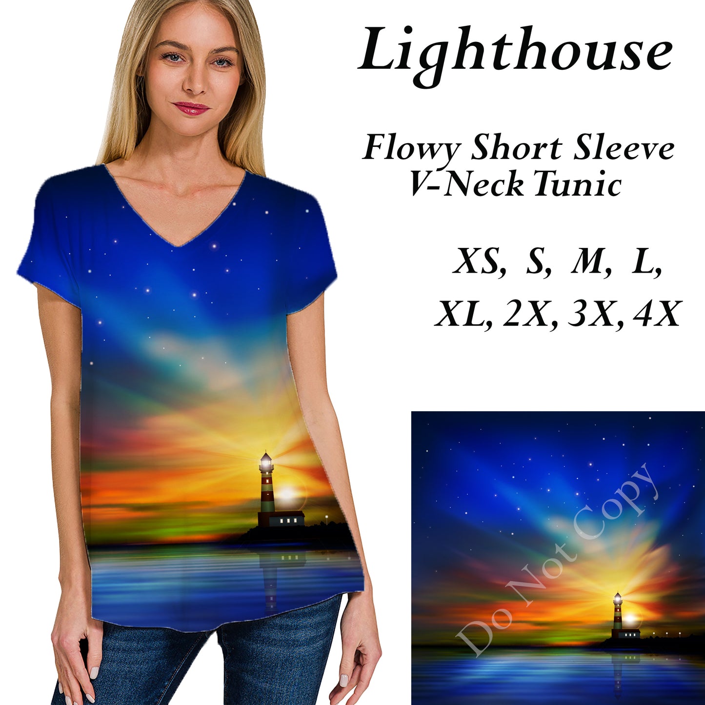 Preorder 2/25 Lighthouse Flowy Tunic (JAAM) ETA Mid-Late April
