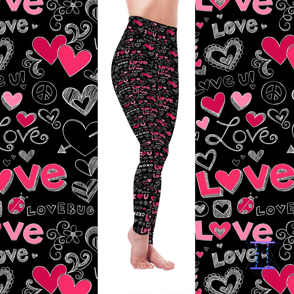 Love Doodles Leggings (GD)