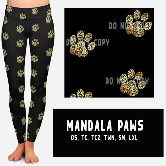 Mandala Paws Leggings (GC)