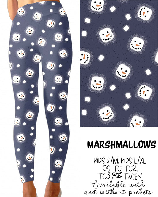 Marshmallows Leggings with Pockets (JAAM)