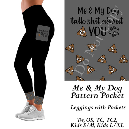 Preorder Me & My Dog Leggings with Pockets (JAAM) Closing 1/27/2025 ETA Late March