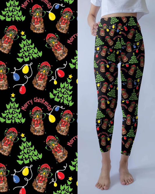Merry Chickmas Leggings (TDL)