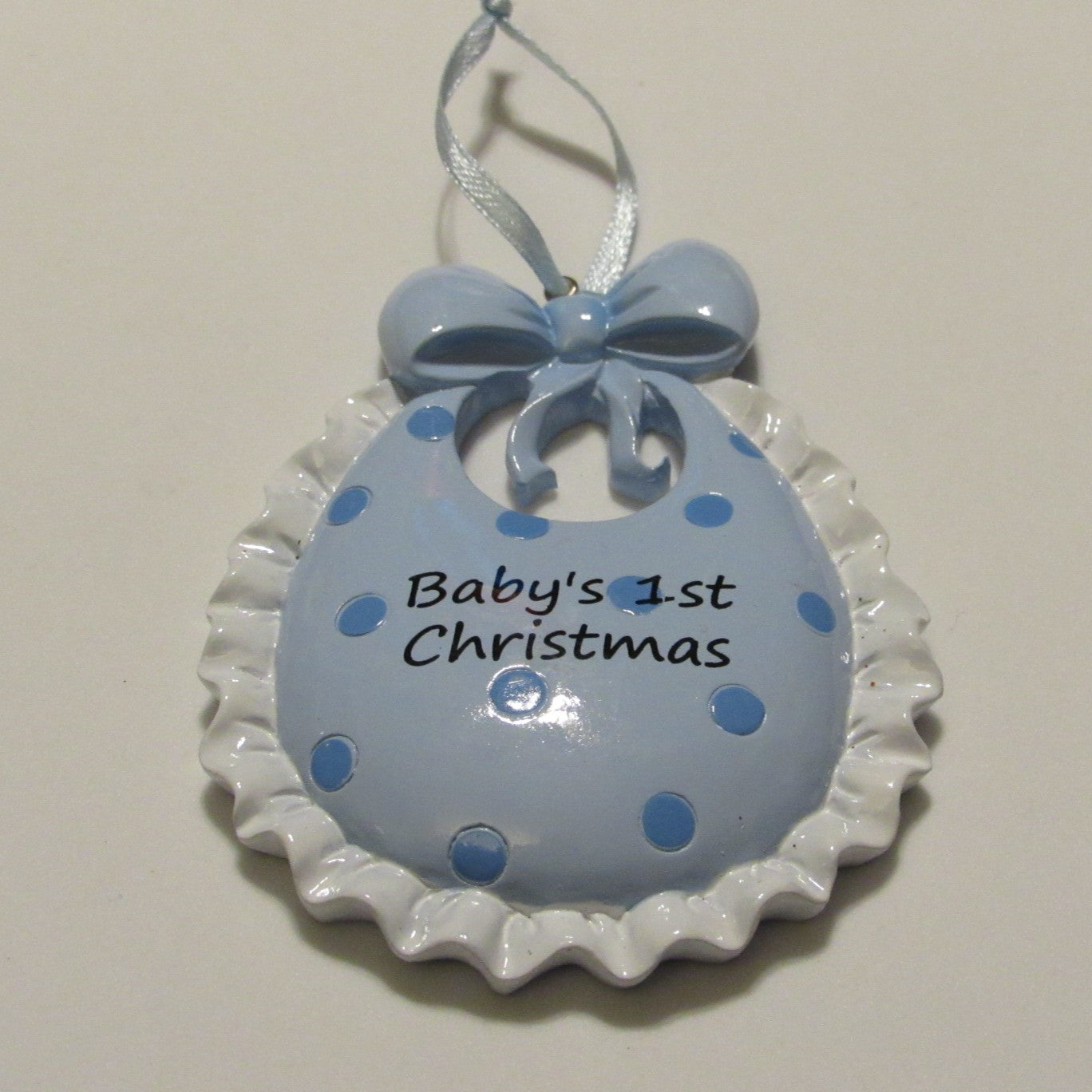 Personalized Poly-Resin Ornament Baby Bib