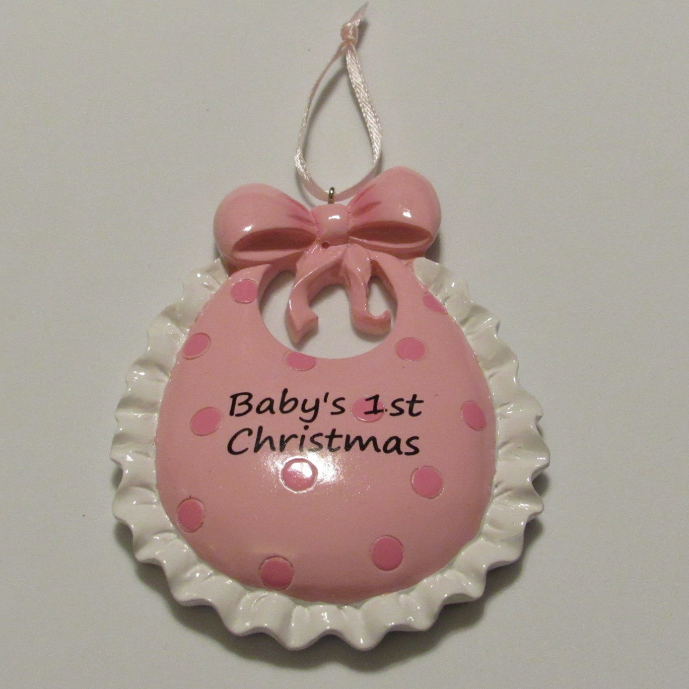 Personalized Poly-Resin Ornament Baby Bib