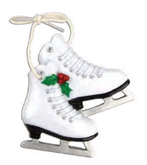 Personalized Poly-Resin Ornament Figure Skates