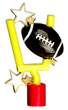 Personalized Poly-Resin Ornament Football