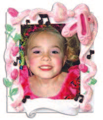 Personalized Poly-Resin Picture Frame Ornament Dance Recital