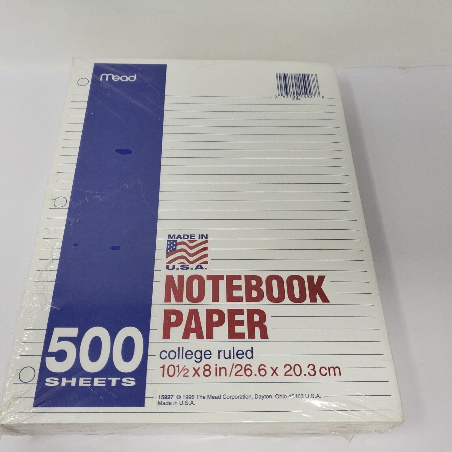 Collage Ruled Notebook Paper (500 Sheets)