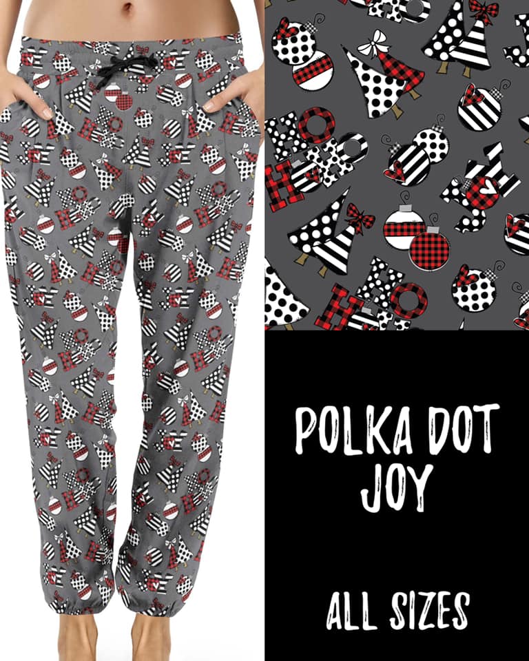 Polka Dot Joy Joggers/Loungers (JAAM)