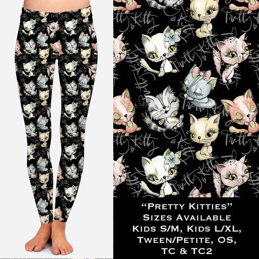 Pretty Kitties Leggings with Pockets (WW)