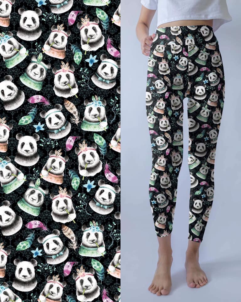 Pretty Panda Friends Leggings (TDL)