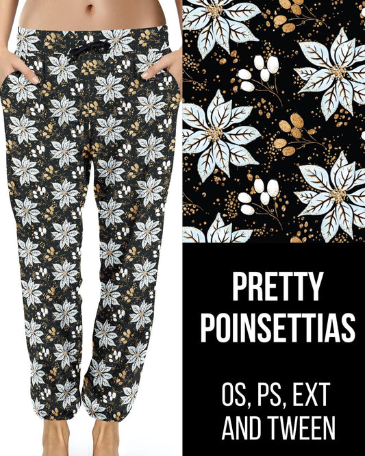 Pretty Poinsettias Joggers (JAAM)