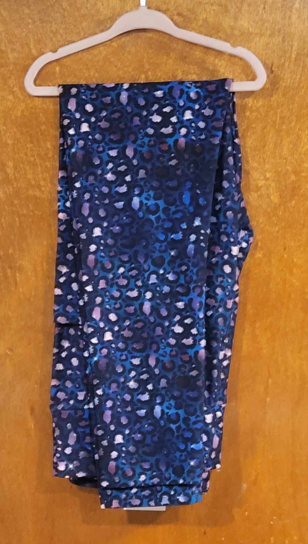 Purple Cheetah Leggings with Pockets (TDL)