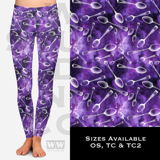 Purple Spoons Leggings (WW)