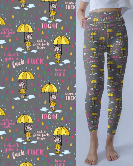 Raining Potty Talk Leggings (TDL)
