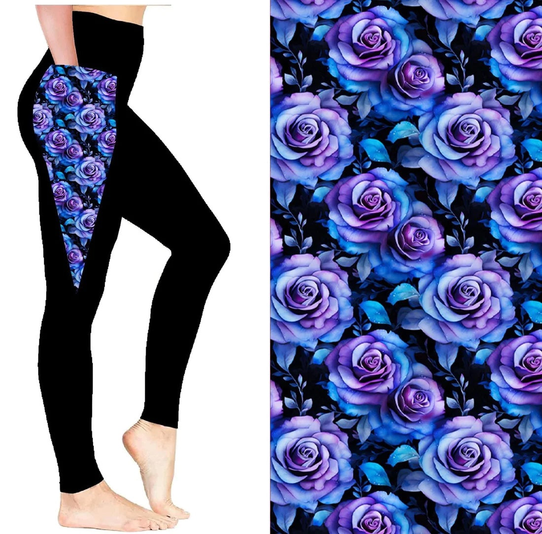 Rose Sports Pocket Leggings (SLB)