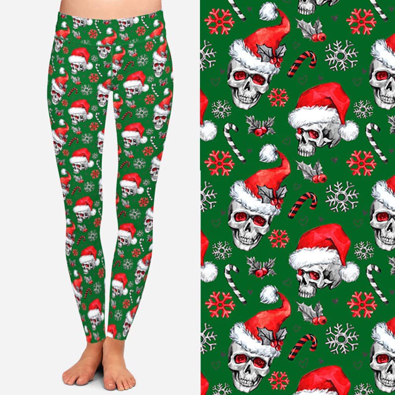 Santa Skulls Leggings (AALM)