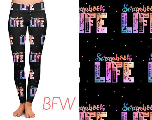 Scrapbooking Life Leggings (BFW)