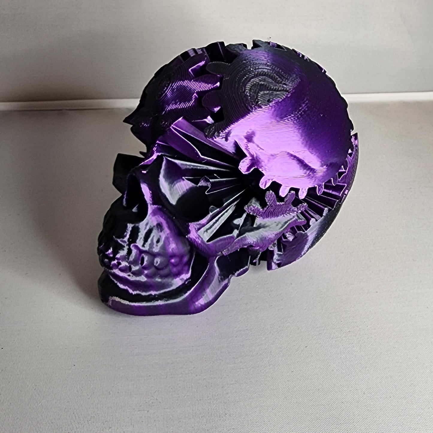 3D Printed Skull Gear Fidget