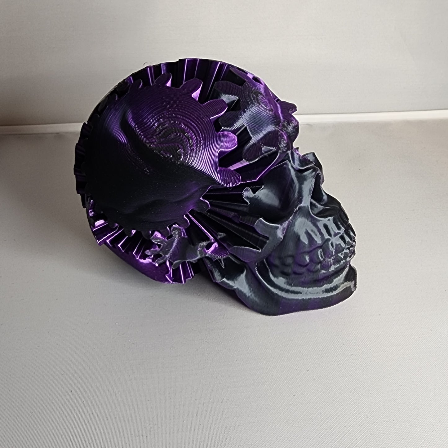 3D Printed Skull Gear Fidget