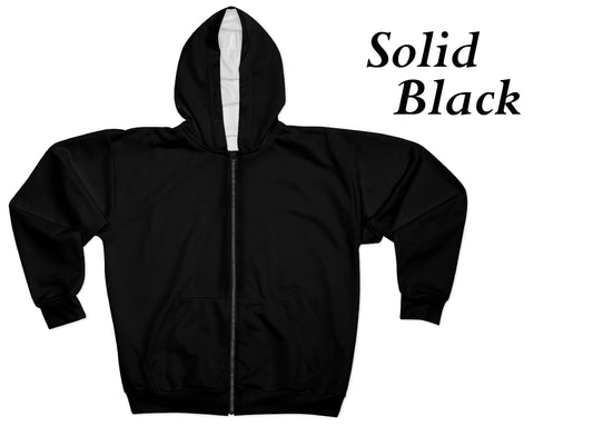 Solid Black Fleece Jacket (MMP)