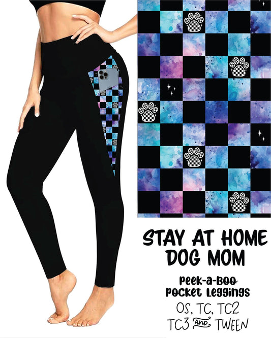 Stay at Home Dog Mom Sports Pocket Leggings (JAAM)