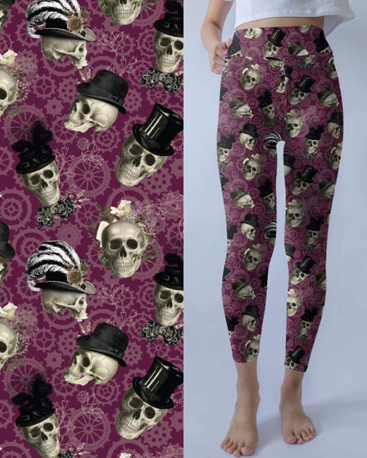 Steampunk Skulls Leggings (TDL)
