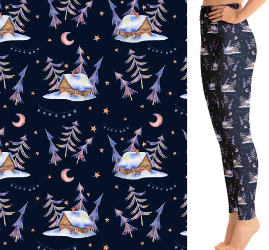 Winter Cabin Leggings (LL)