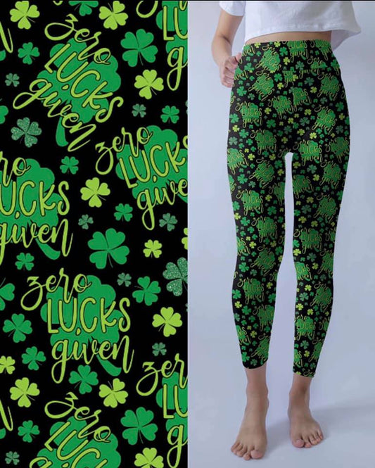 Zero Lucks Given Leggings (TDL)