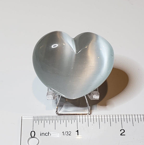 1.5 inch Cat Eye Heart