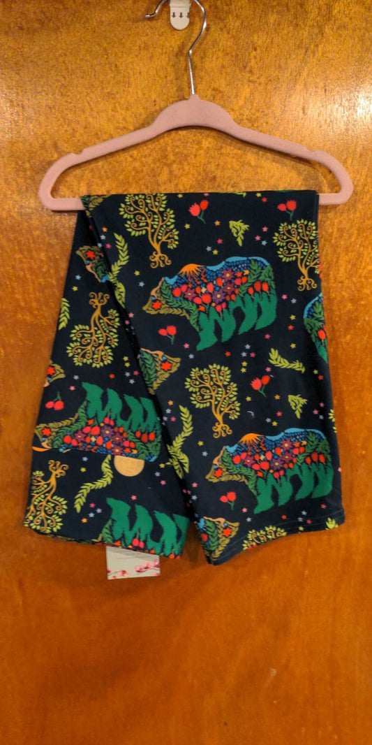 Floral Bears Capri (W)