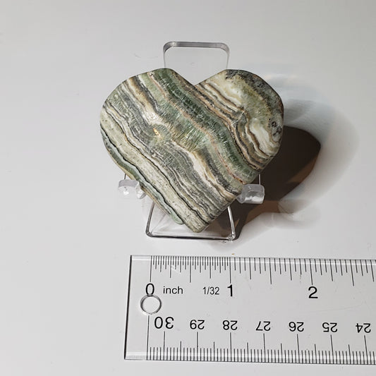 Banded Agate Heart
