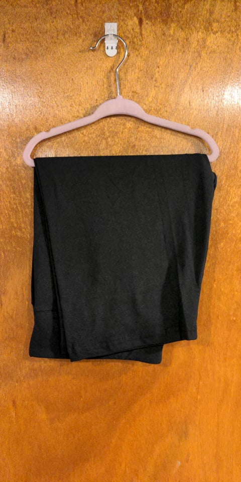 Solid Black Shorts with Pockets (MMP)