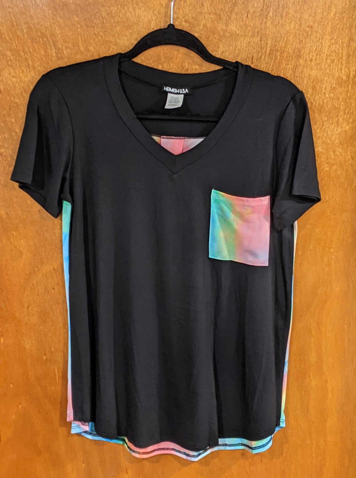 Black with Tie Dye on Back