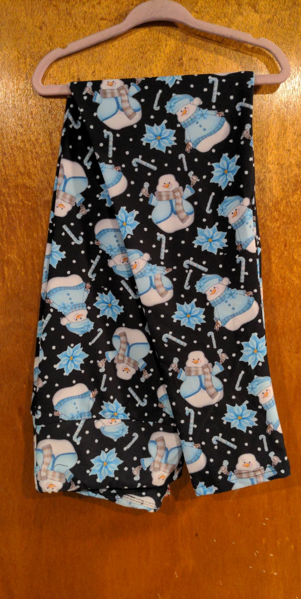 Blue Snowmen Leggings (GC)