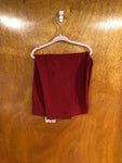Solid Burgundy Shorts with Pockets (MMP)