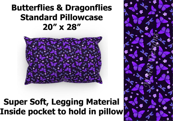Butterflies & Dragonflies Pillowcase (MMP)