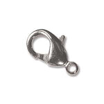 15mm Lobster Claw Clasps Silver Plated