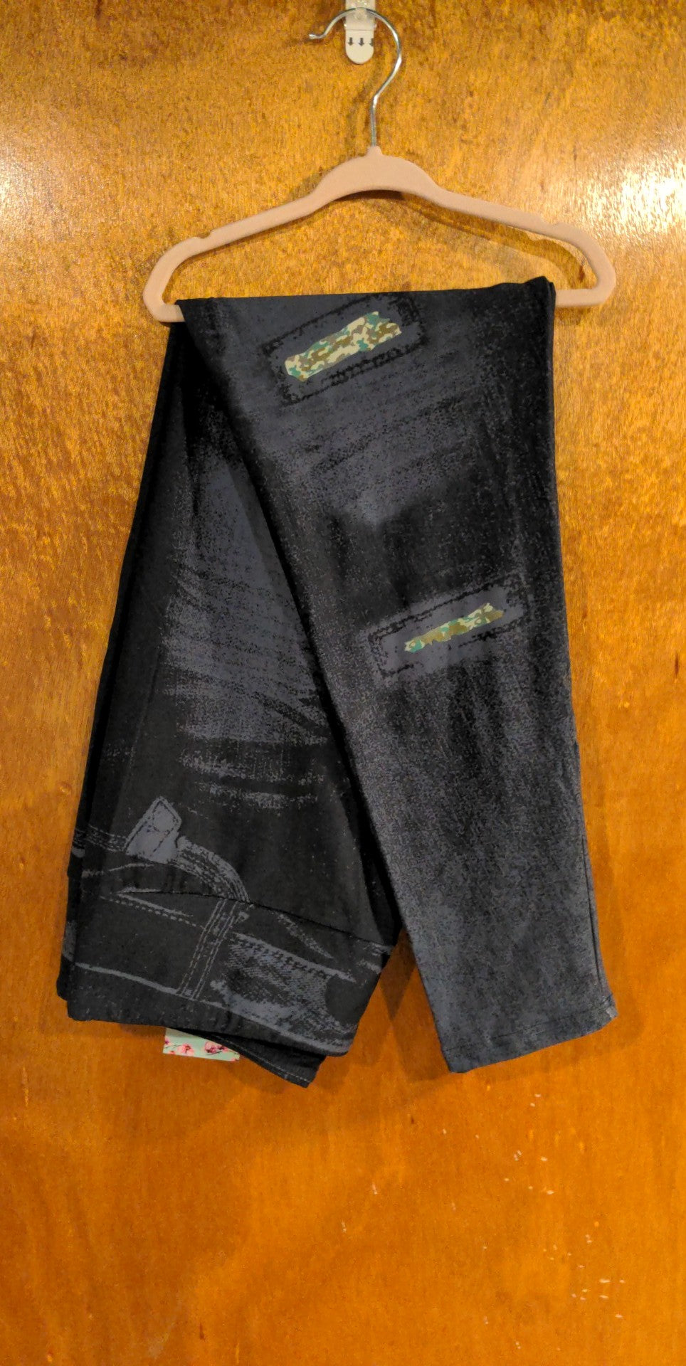 Camo Black Jean Leggings (GC)