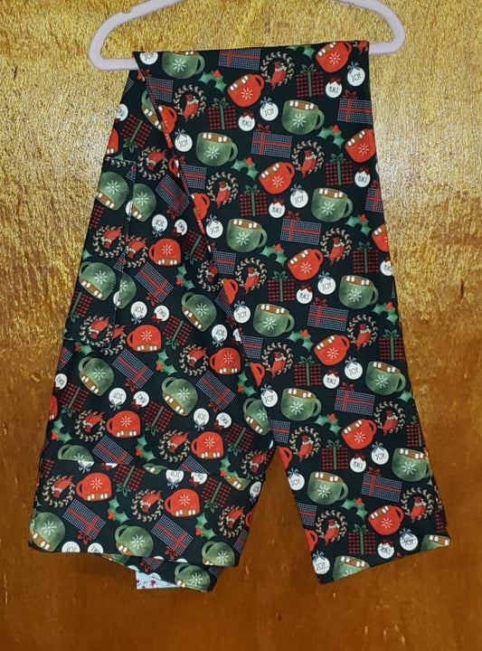 Christmas Cocoa Leggings with Pockets (TDL)