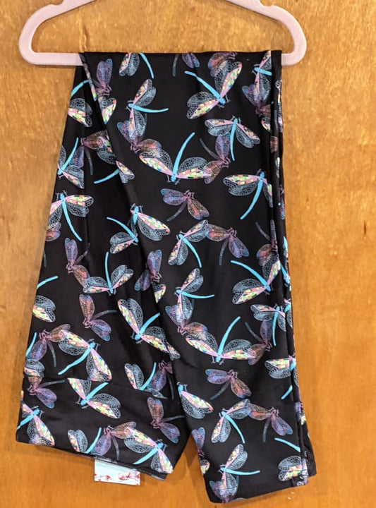 Colorful Dragonflies Leggings (B&V)